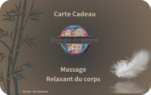 bon cadeau massage relaxant